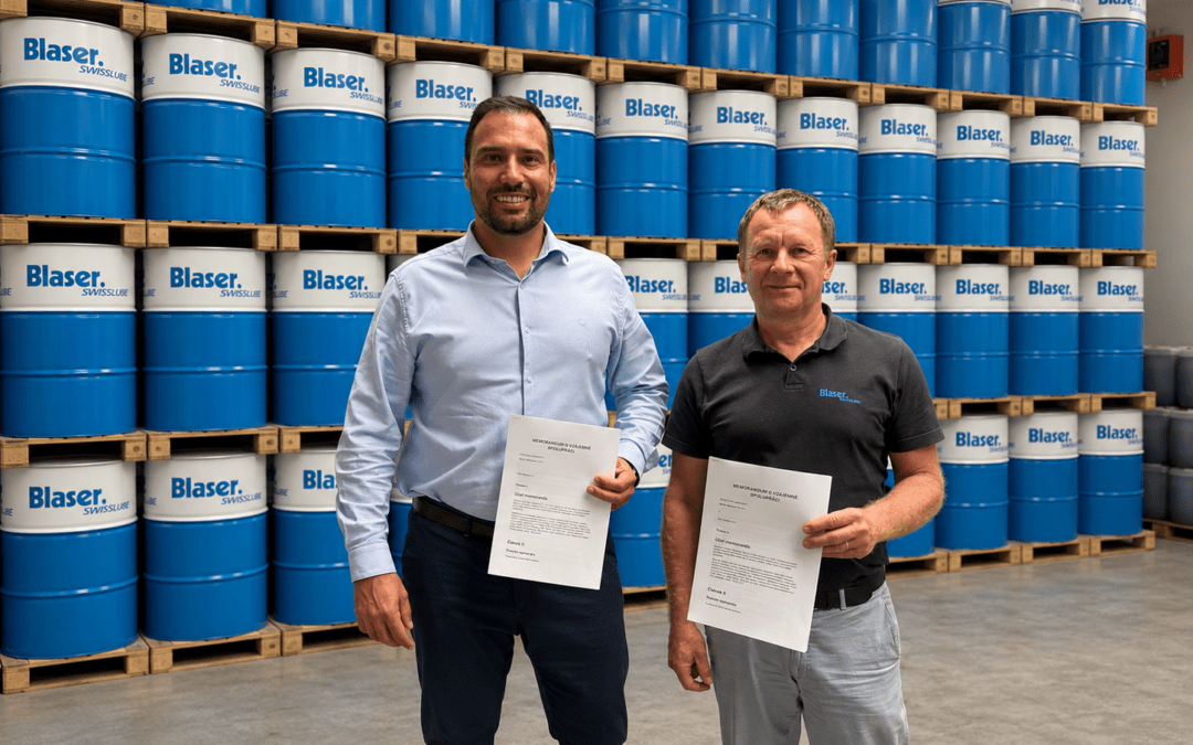 Memorandum o&nbsp;vzájemné spolupráci mezi společnostmi Blaser Swisslube CZ s.r.o. a&nbsp;CNC Doctors s.r.o.