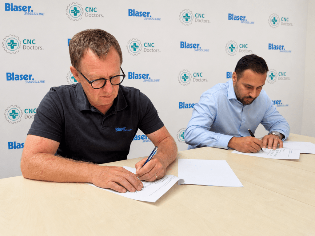 Memorandum o vzájemné spolupráci mezi společnostmi Blaser Swisslube CZ s.r.o. a CNC Doctors s.r.o. 2 original 802BCF40 31CF 46AA 836B CCD7C30D2FDB
